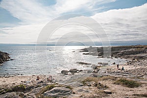 Landscape of ocean Bretagne France