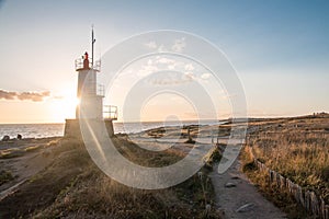 Landscape of ocean Bretagne France