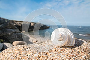 Landscape of ocean Bretagne France