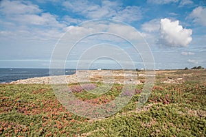 Landscape of ocean Bretagne France