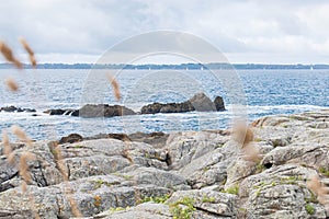 Landscape of ocean Bretagne France