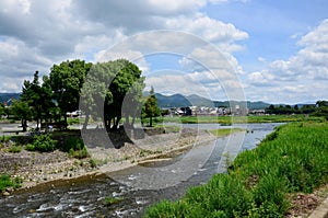 Landscape of Oi River photo