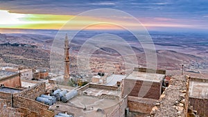 Landscape of a old city in Mardin