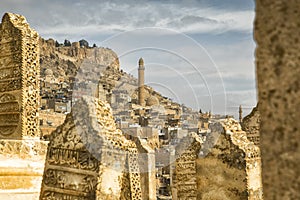 Landscape of a old city in Mardin