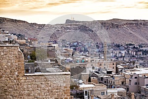 Landscape of a old city in the middle east