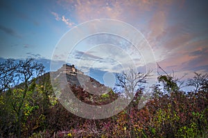 Deva citadel at the sunset