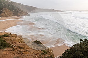 Landscape over Ribeira das Ilhas beach