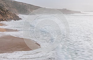 Landscape over Ribeira das Ilhas beach