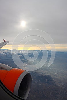 Landscape over Spain