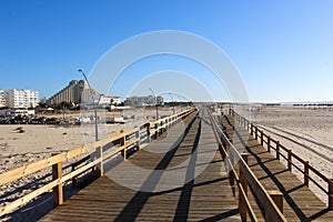 Monte gordo beach in portual photo