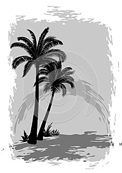 Landscape with Palms