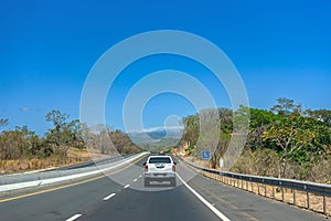 Landscape at Pan American Highway in District Chiriqui, Panama