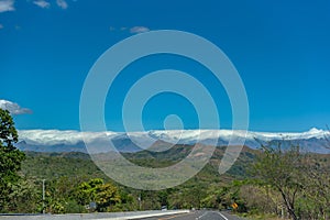 Landscape at Pan American Highway in District Chiriqui, Panama photo