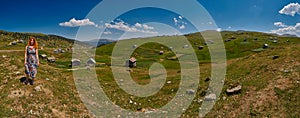 Landscape Panorama of Adjara region of Georgia