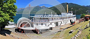 SS Moyie Sternwheeler Steamship National Historic Site on Kootenay Lake in Kaslo, British Columbia, Canada