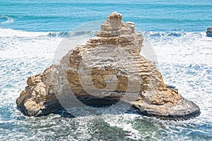 Landscape of the Paracas National Reserve in Peru