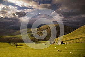 Landscape in Peak District. England photo