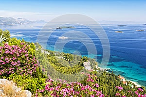 Landscape of the Peljesac peninsula in southern Dalmatia, Croatia