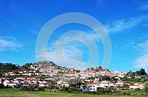 Landscape of Penha Garcia village