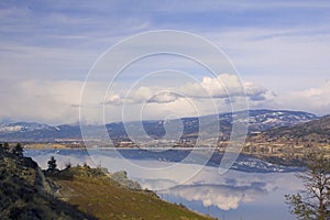 Landscape of Penticton, British Columbia photo