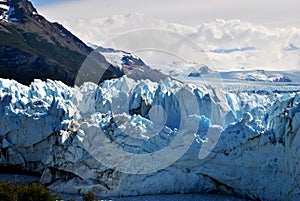 Landscape of Perito Moreno`s Glacier photo