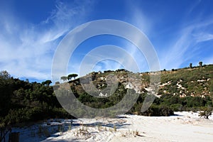 Landscape at the Phlegraean Fields, Pozzuoli, Campania, Italy photo