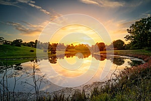 Landscape photo of autumn scene