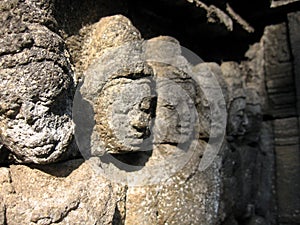 landscape photo in borobudur temple , yogyakarta, central java, indonesia