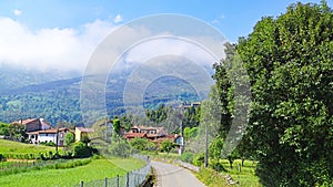 landscape of Picos de Europa, Principality of Asturias, Asturias and Autonomous community of Castilla y LeÃ³n photo