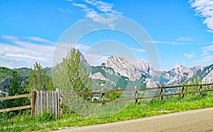 landscape of Picos de Europa, Principality of Asturias, Asturias and Autonomous community of Castilla y LeÃ³n photo