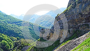 landscape of Picos de Europa, Principality of Asturias, Asturias and Autonomous community of Castilla y LeÃ³n photo