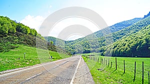 landscape of Picos de Europa, Principality of Asturias, Asturias and Autonomous community of Castilla y LeÃ³n photo