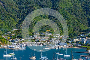 Landscape of Picton in New Zealand