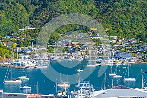 Landscape of Picton in New Zealand