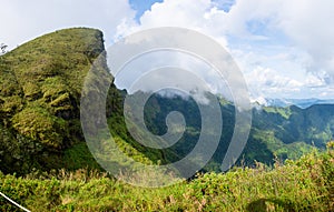 Landscape picture of beautiful San nok wua moutain, Khao San Nok Wua, Khao Laem National Park, Kanchanaburi, Thailand