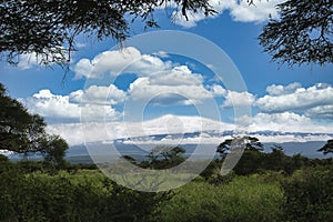 Landscape pictures from the National Park Tsavo East Tsavo West and Amboseli