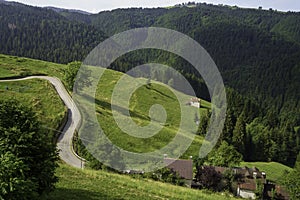 Landscape on the plateau of Asiago, Vicenza