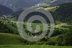 Landscape on the plateau of Asiago, Vicenza