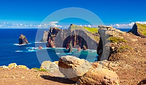 Landscape with Ponta de Sao Lourenco, Madeira Island, Portugal