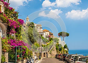 Landscape with Positano town