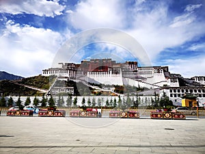 Landscape of Potala Palace