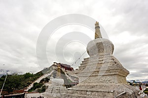 Landscape of potala palace, tibet