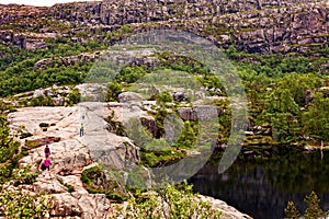 Landscape of the Preikestolen