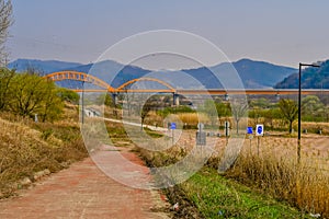 Landscape of public park