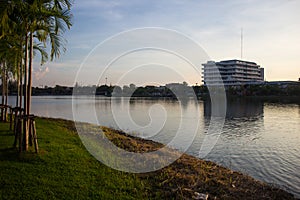 Landscape of public park, Udonthani Thailand