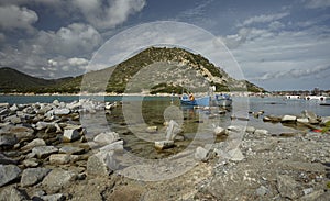 The landscape of Punta Molentis