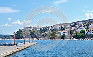 Landscape of Pylos in Messinia Peloponnese Greece