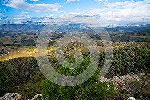 Landscape in the pyrenees mountains