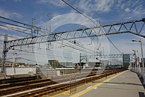 Landscape of a railway track