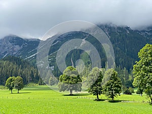 Landscape in Ramsau am Dachstein, Austria